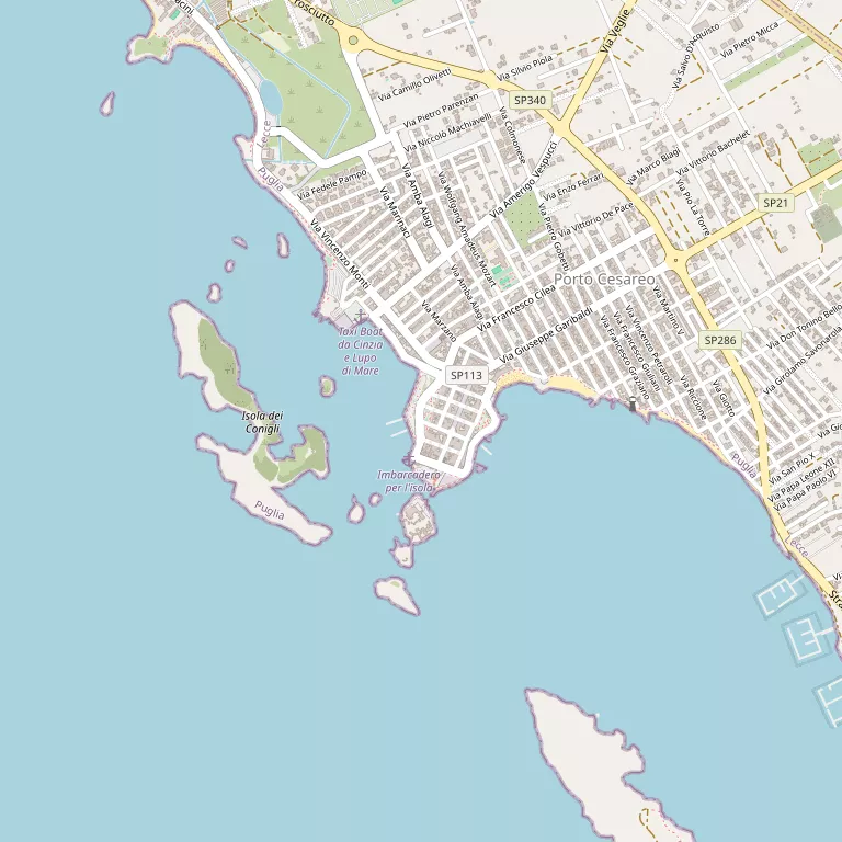 Mappa PORTO CESAREO