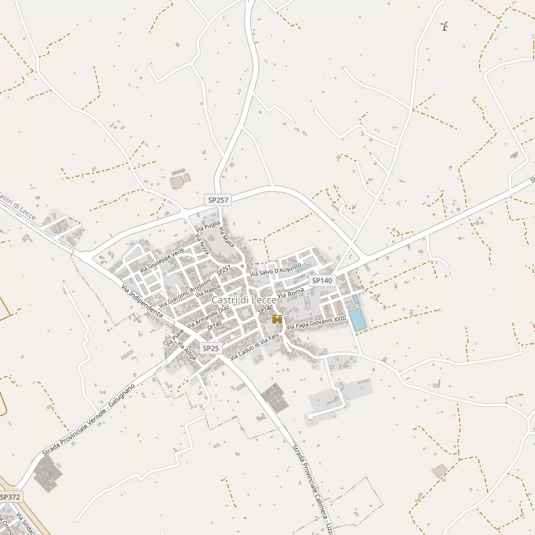Mappa CASTRI DI LECCE