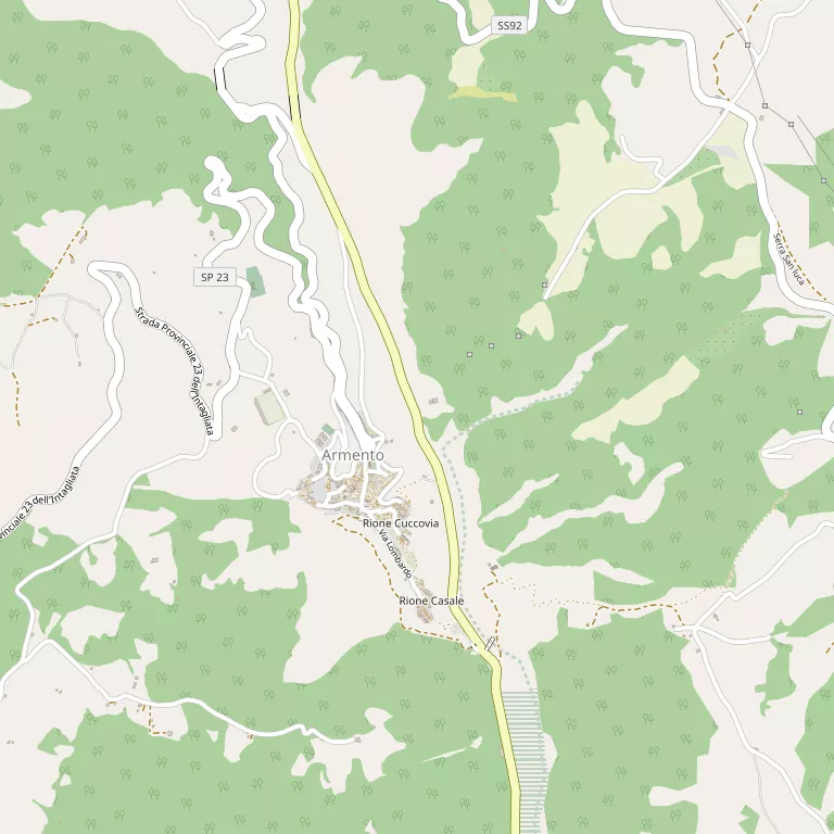 Mappa ARMENTO