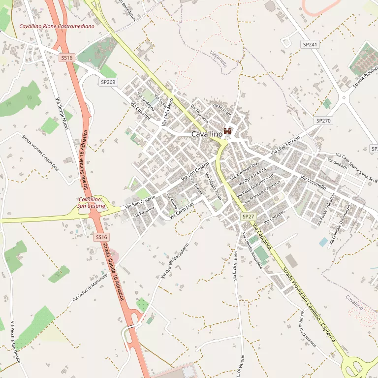 Mappa CAVALLINO
