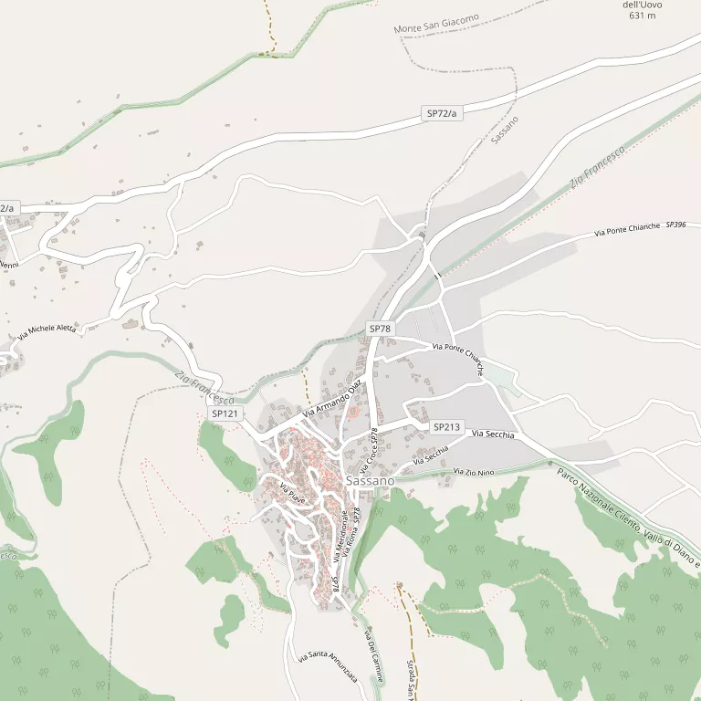 Mappa SASSANO