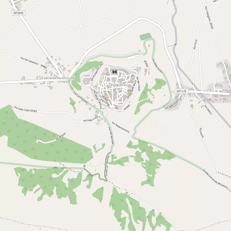 Mappa TEGGIANO