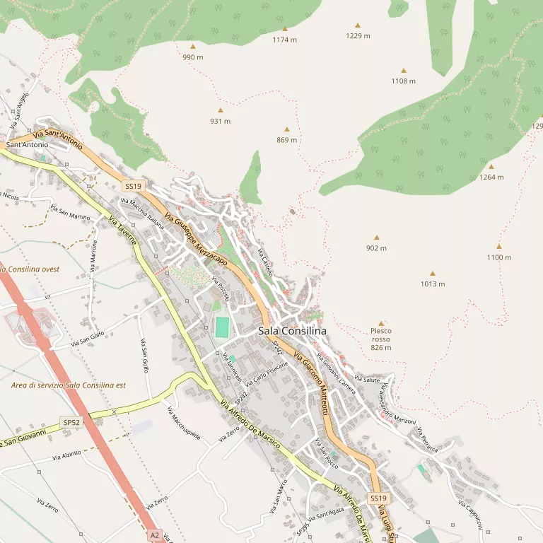 Mappa SALA CONSILINA