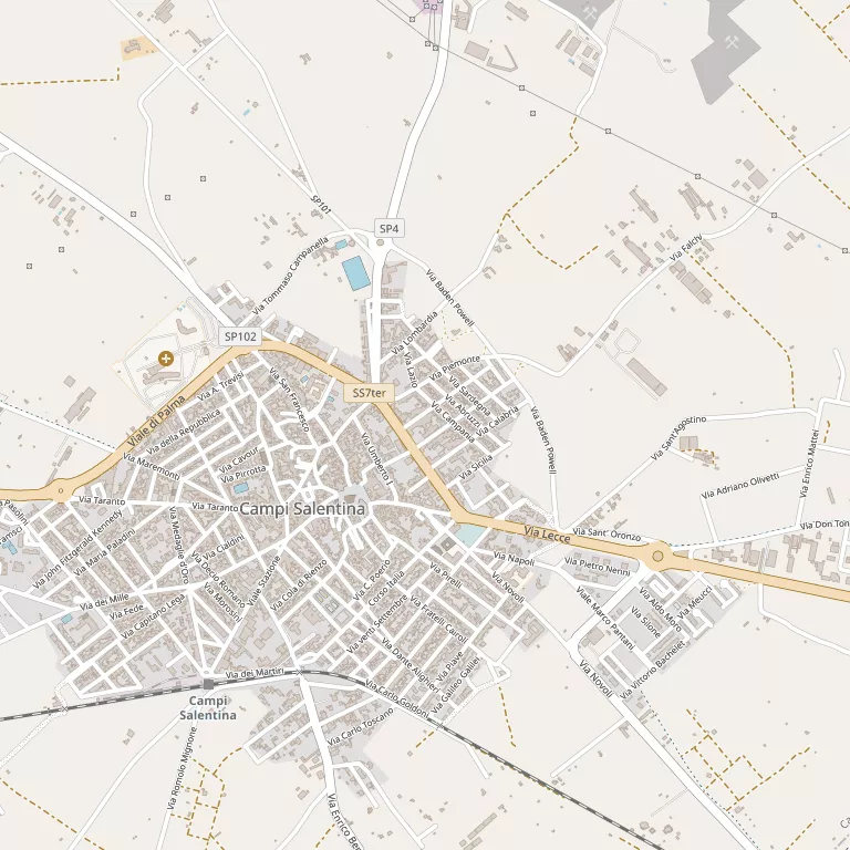Mappa CAMPI SALENTINA