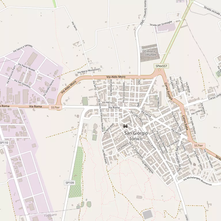 Mappa SAN GIORGIO IONICO