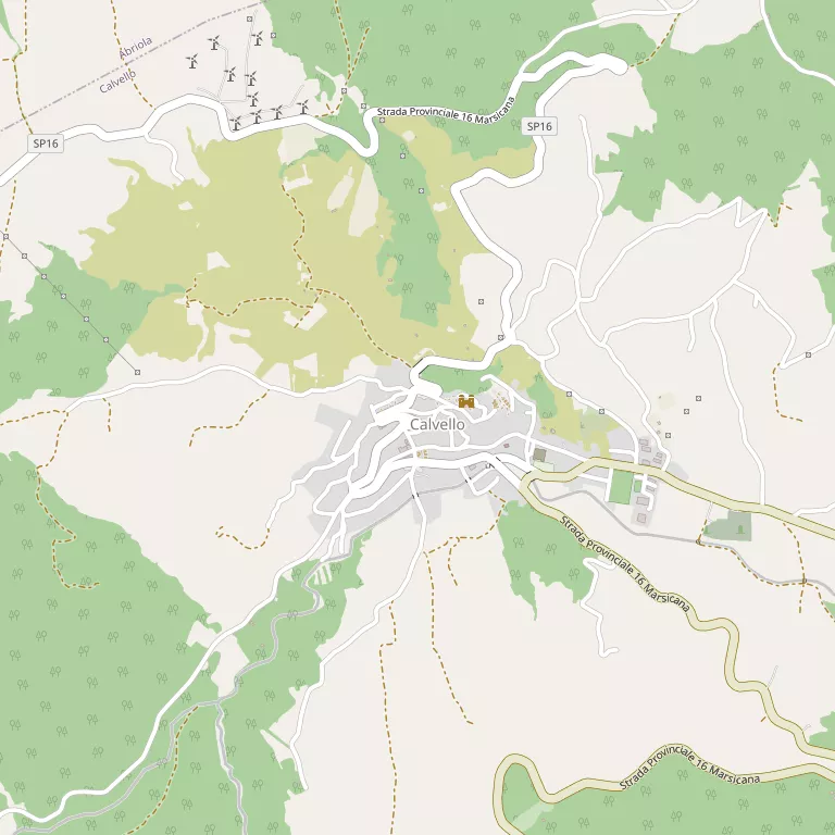 Mappa CALVELLO