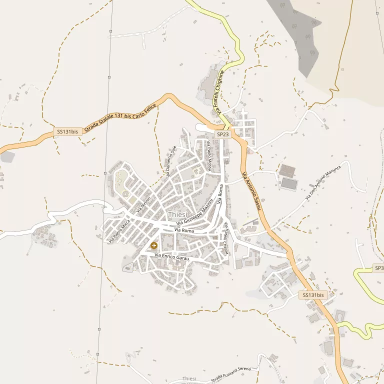 Mappa THIESI