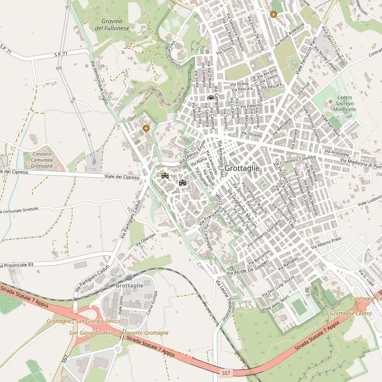 Mappa GROTTAGLIE