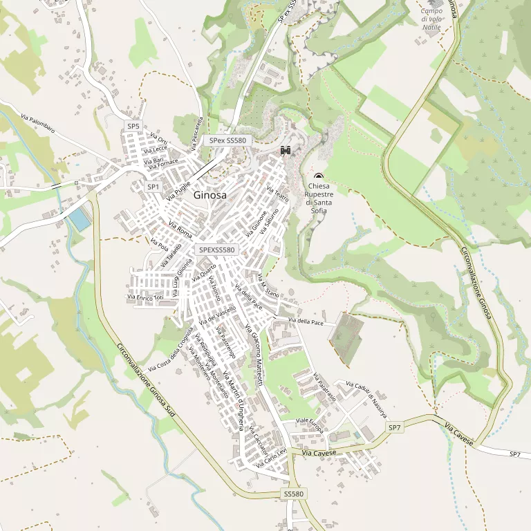 Mappa GINOSA