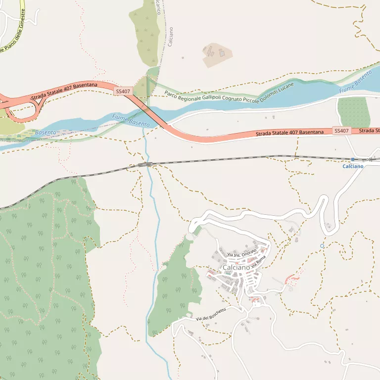 Mappa CALCIANO