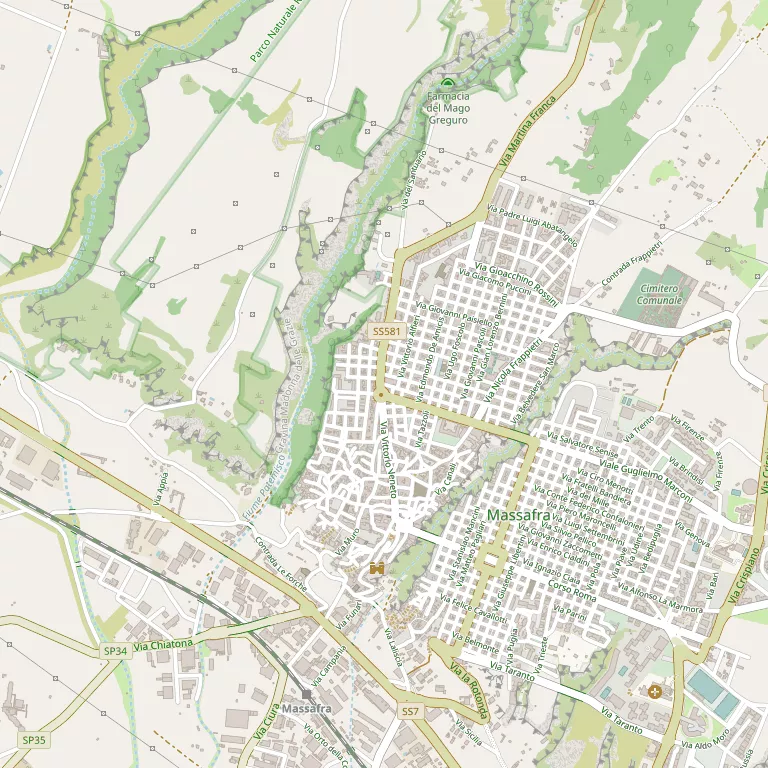 Mappa MASSAFRA