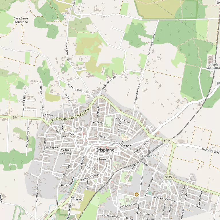 Mappa CRISPIANO