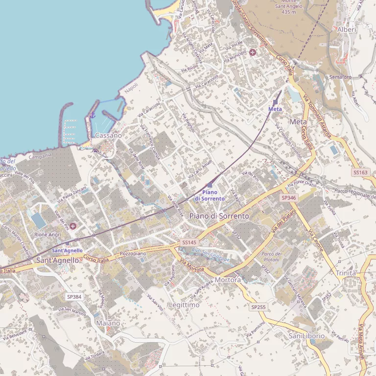 Mappa PIANO DI SORRENTO