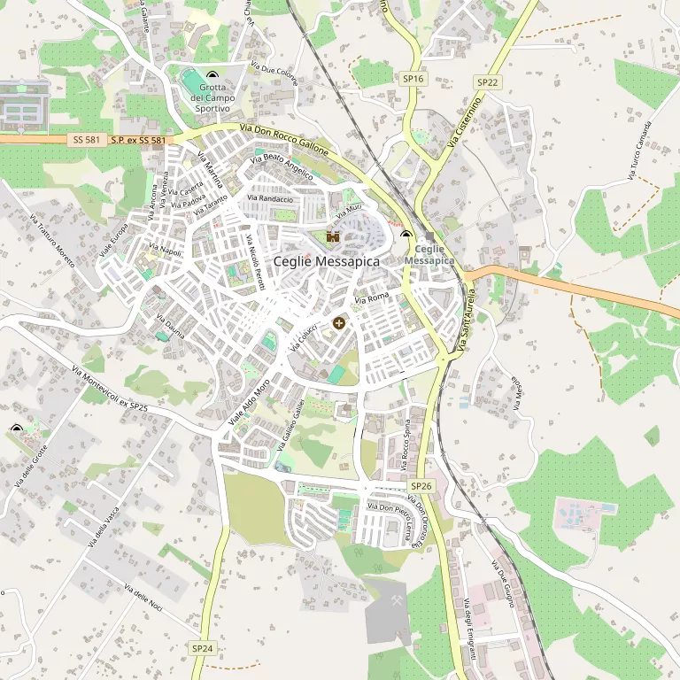 Mappa CEGLIE MESSAPICA