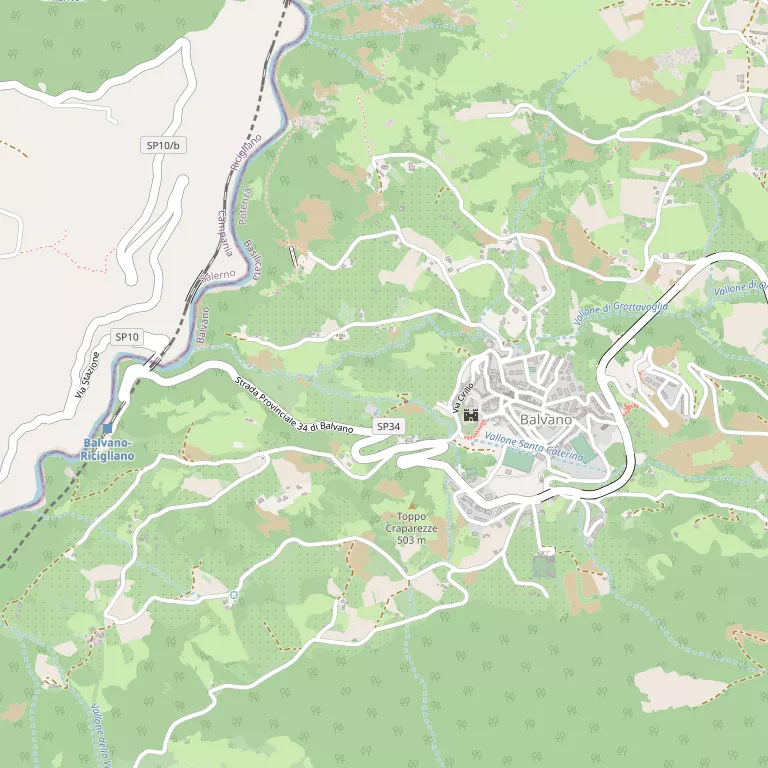 Mappa BALVANO
