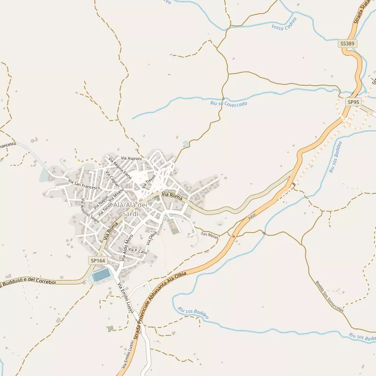 Mappa ALA' DEI SARDI
