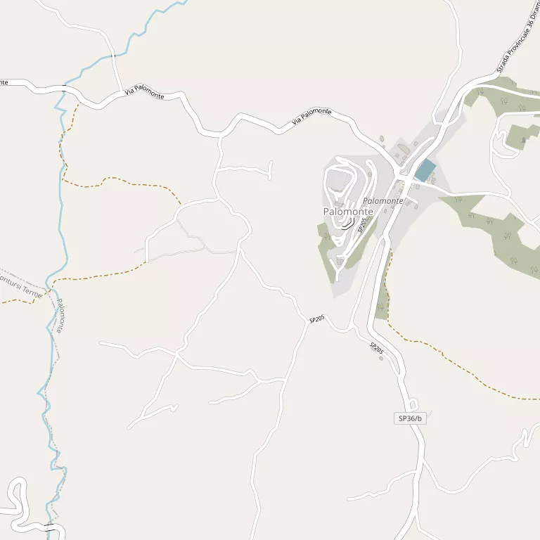 Mappa PALOMONTE