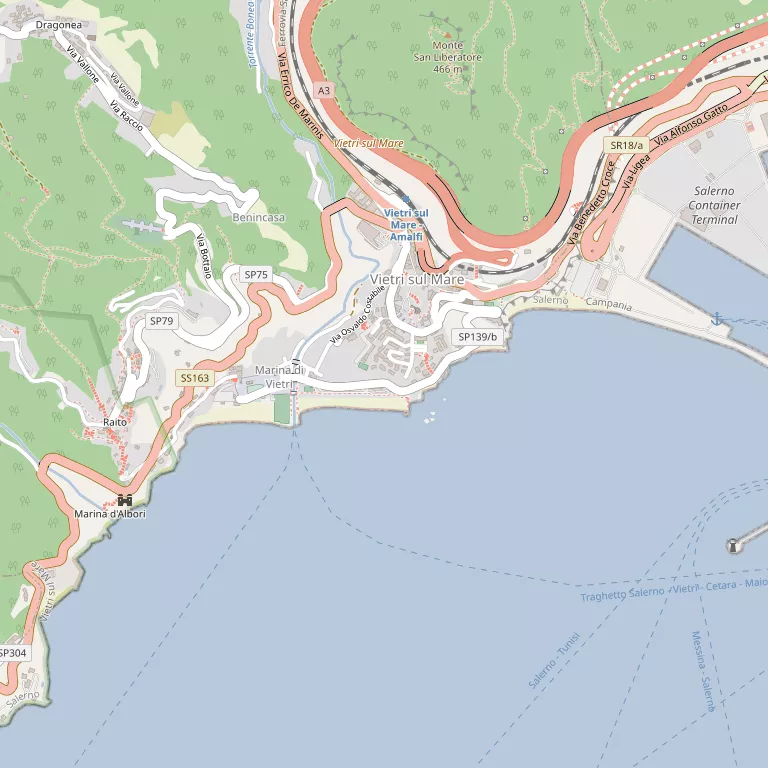 Mappa VIETRI SUL MARE