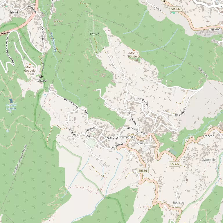 Mappa PIMONTE