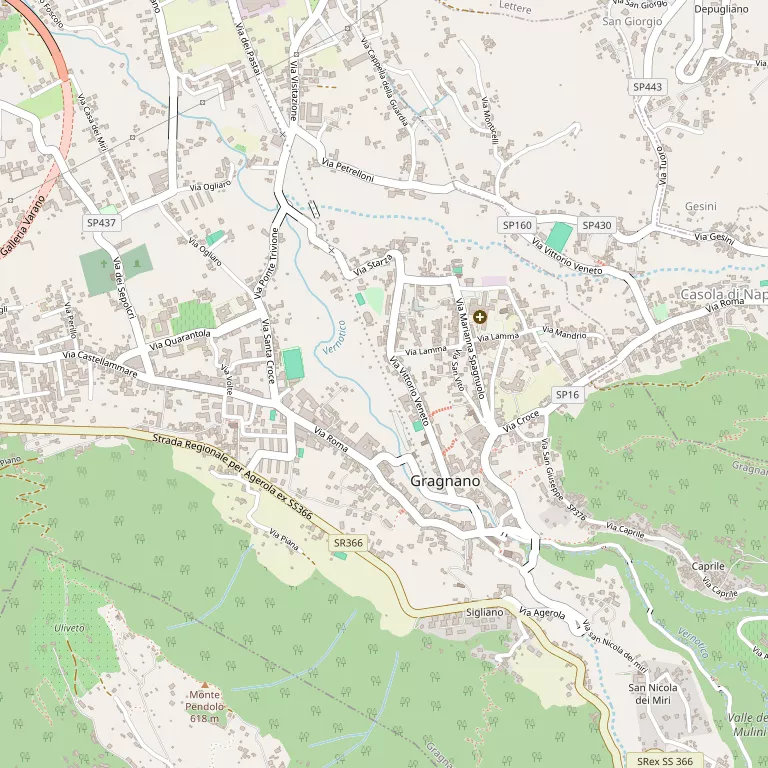 Mappa GRAGNANO
