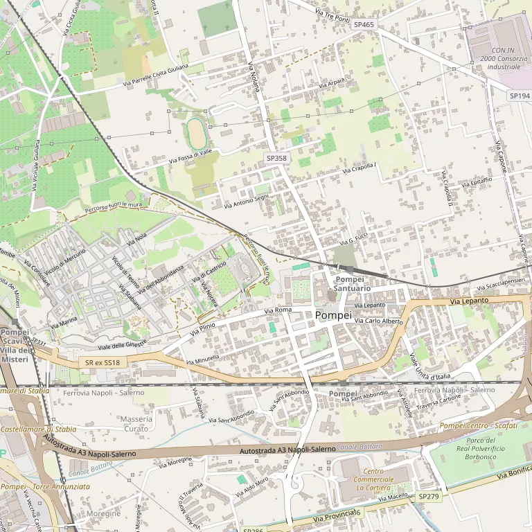 Mappa POMPEI