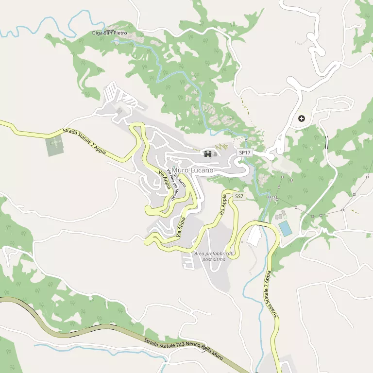 Mappa MURO LUCANO