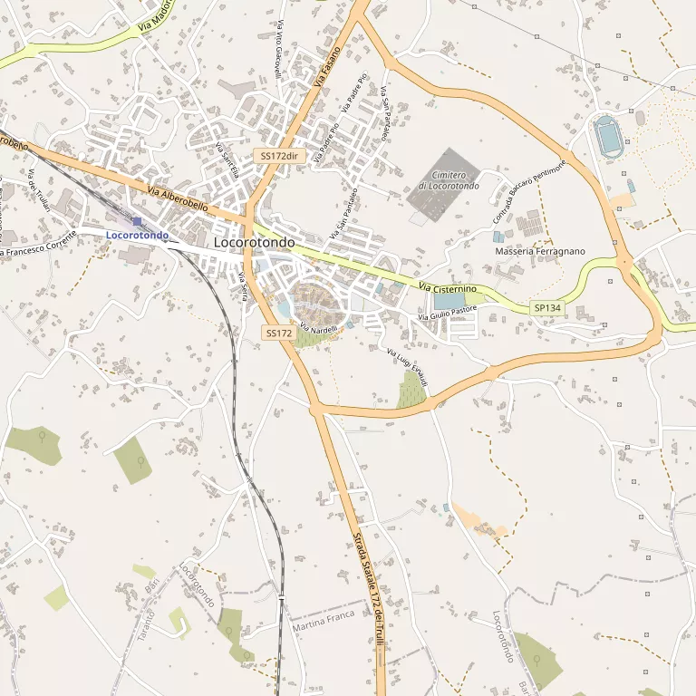 Mappa LOCOROTONDO
