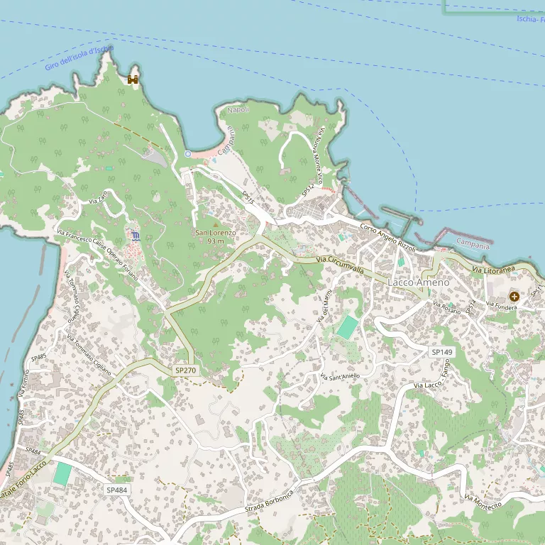 Mappa LACCO AMENO