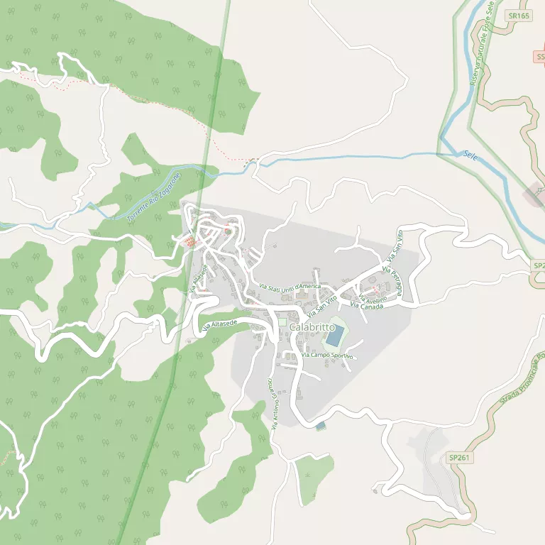 Mappa CALABRITTO