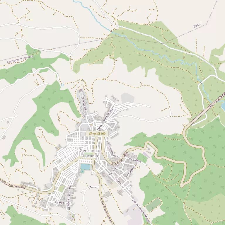 Mappa GENZANO DI LUCANIA