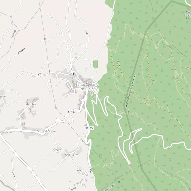 Mappa SANTO STEFANO DEL SOLE