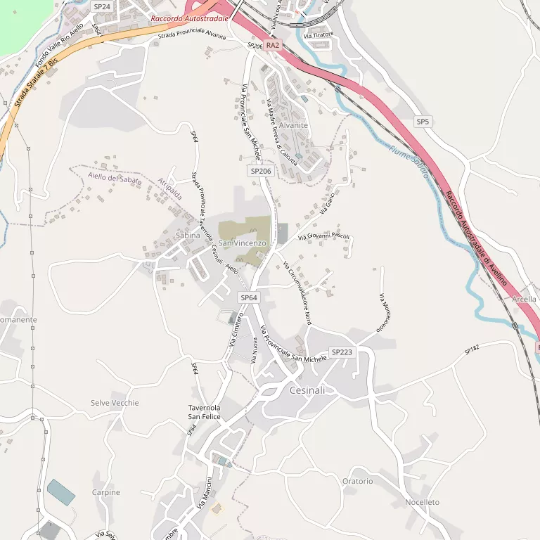 Mappa CESINALI