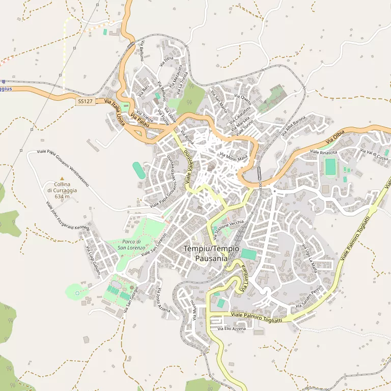 Mappa TEMPIO PAUSANIA