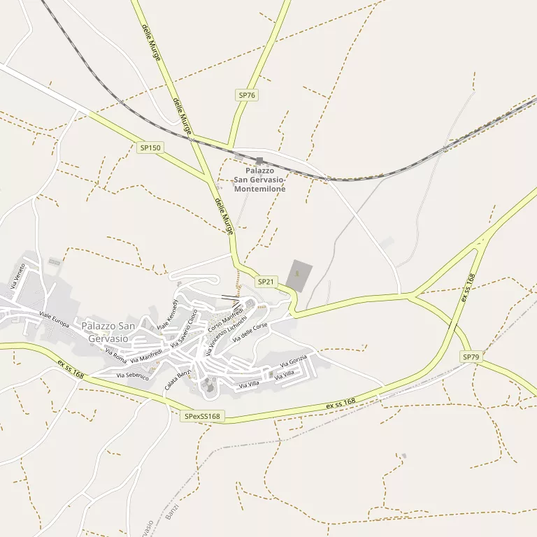 Mappa PALAZZO SAN GERVASIO