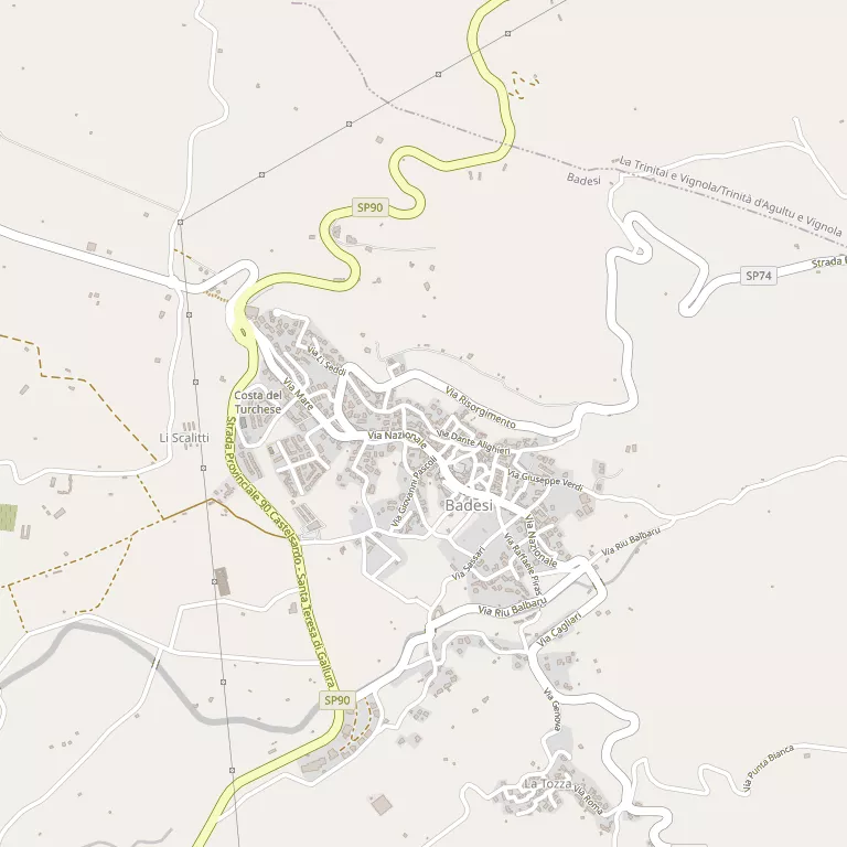 Mappa BADESI