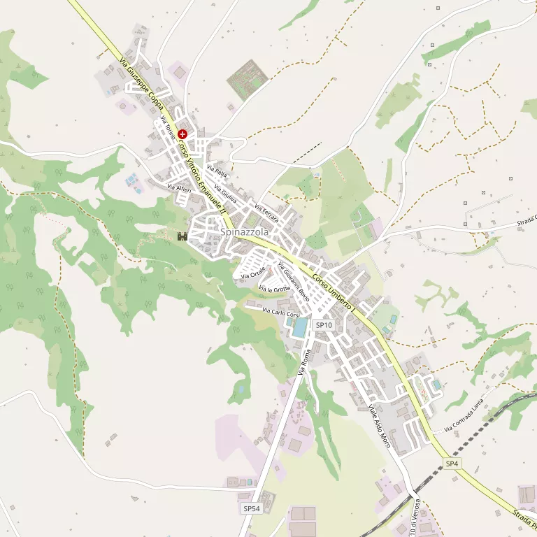 Mappa SPINAZZOLA