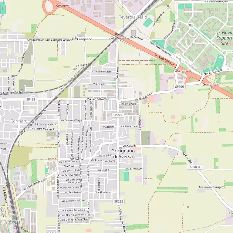 Mappa GRICIGNANO DI AVERSA