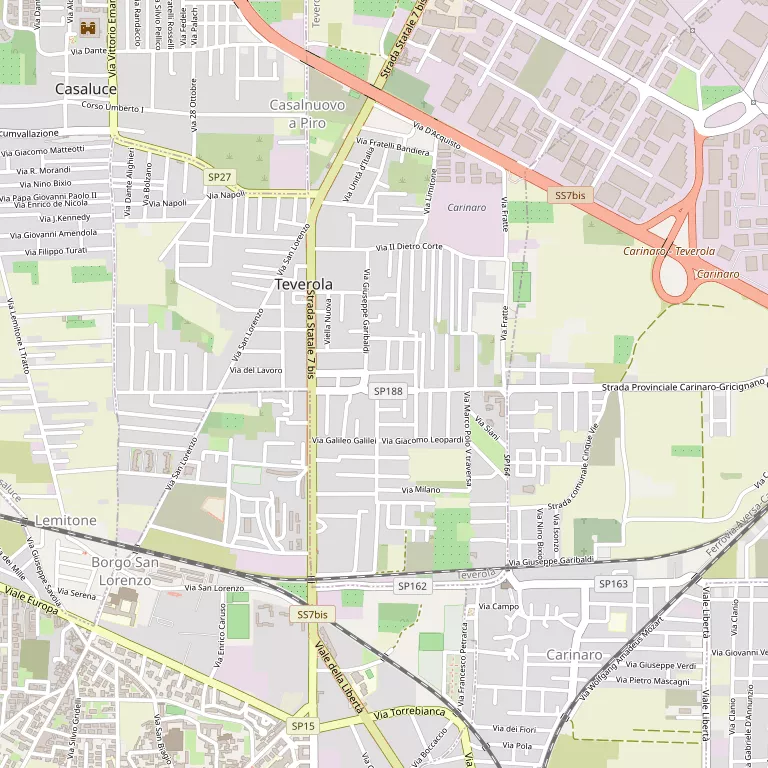 Mappa TEVEROLA