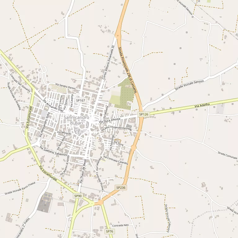 Mappa SANNICANDRO DI BARI