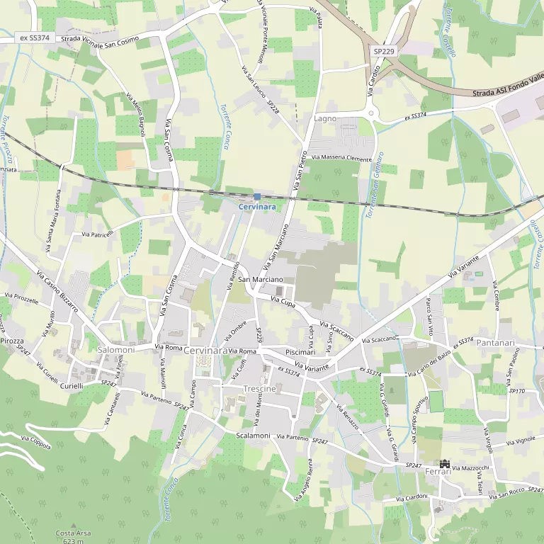 Mappa CERVINARA