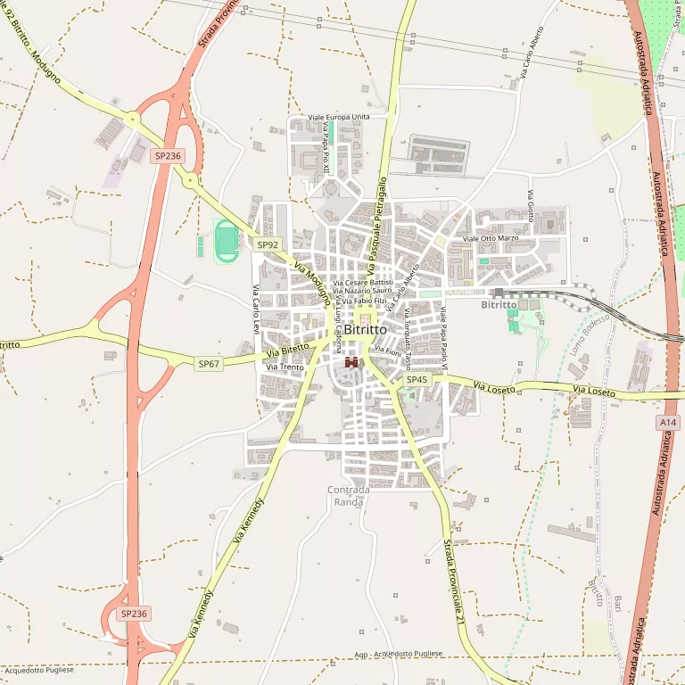 Mappa BITRITTO