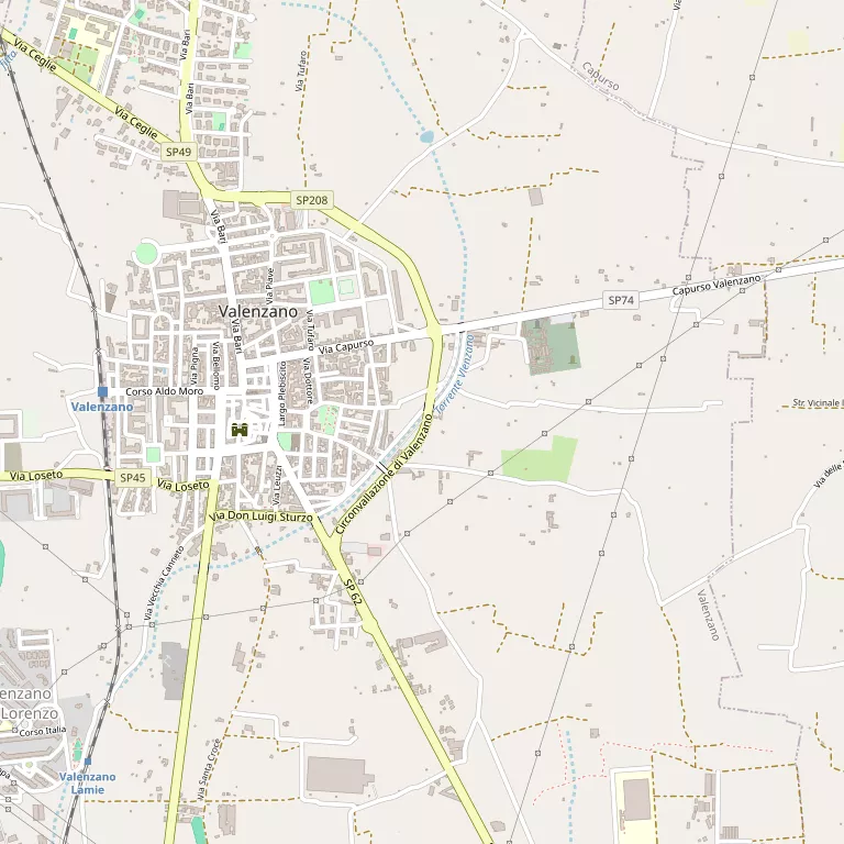 Mappa VALENZANO