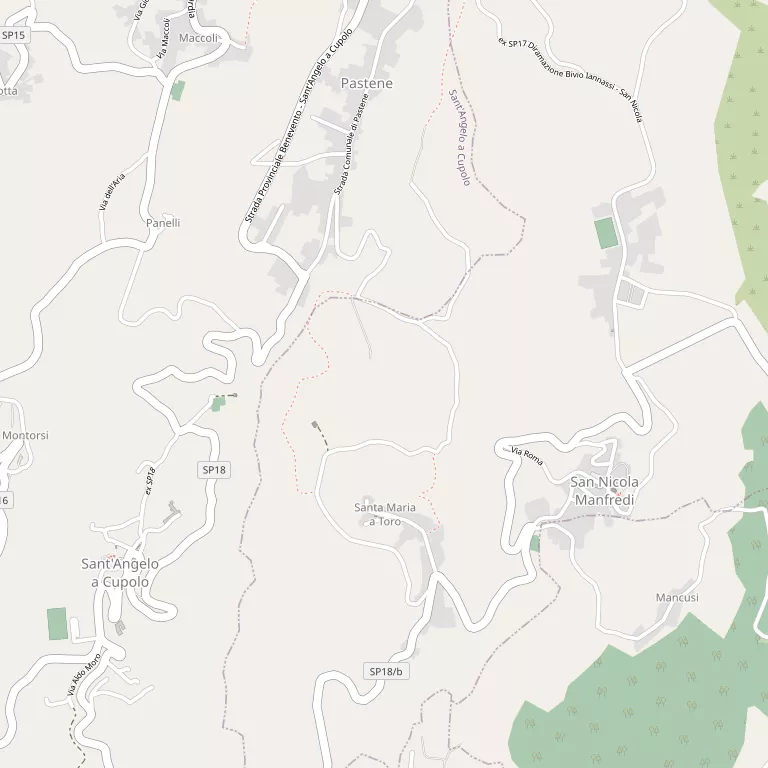 Mappa SAN NICOLA MANFREDI