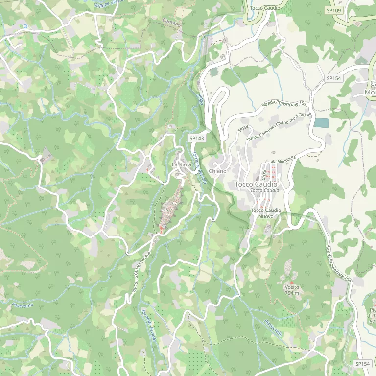 Mappa TOCCO CAUDIO