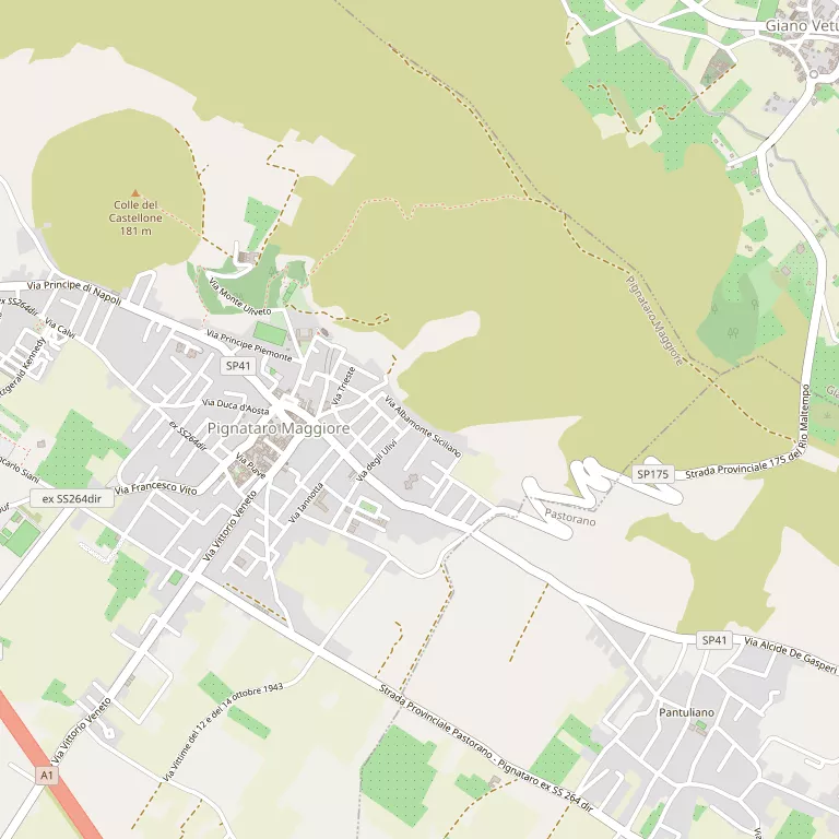Mappa PIGNATARO MAGGIORE