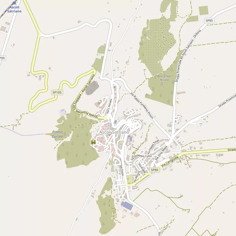 Mappa ASCOLI SATRIANO