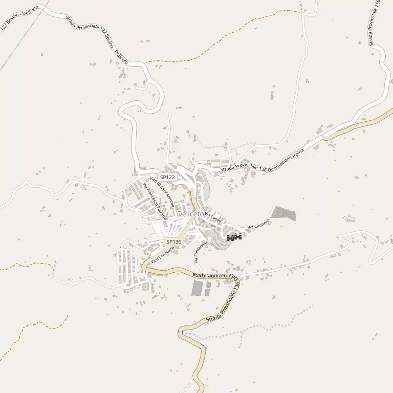 Mappa DELICETO