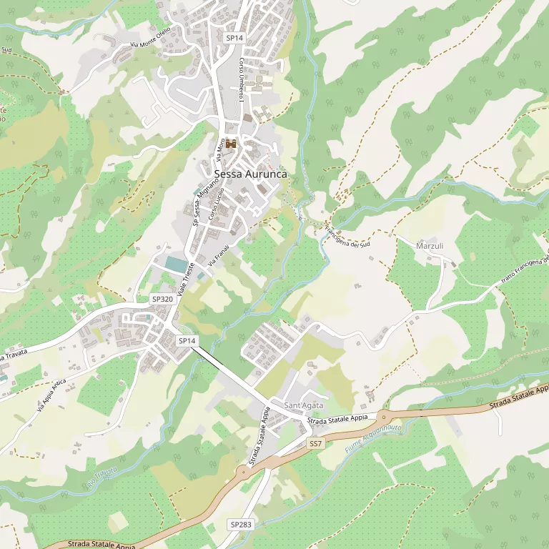 Mappa SESSA AURUNCA