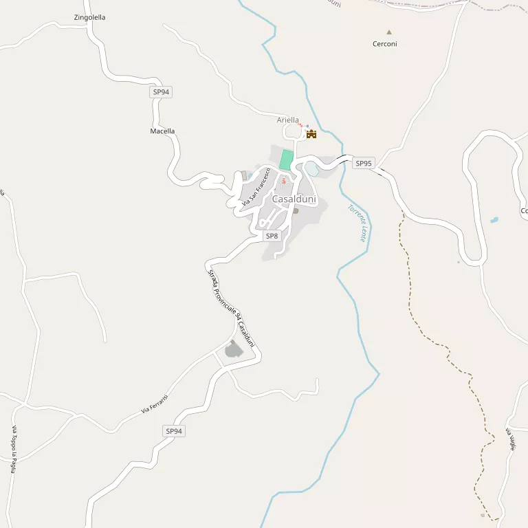 Mappa CASALDUNI