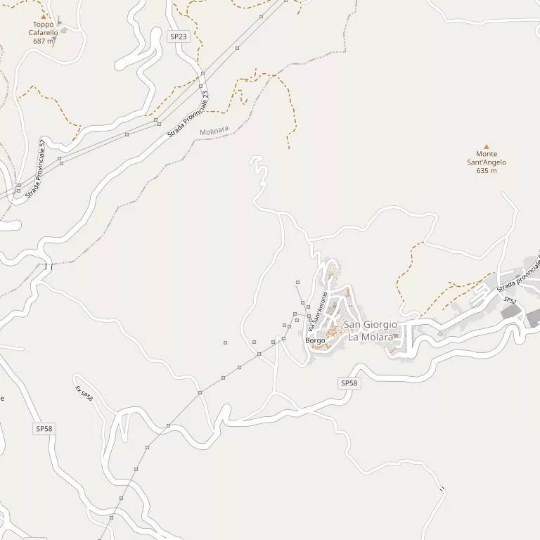 Mappa SAN GIORGIO LA MOLARA